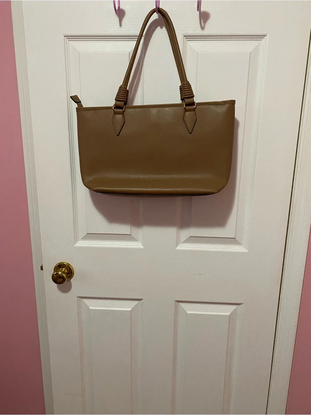 Vintage Women's Brown Tote Bag - Picture 4 of 11